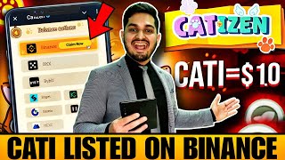 Catizen Binance Listing Price 20 September  Biggest Airdrop Update Before Hamster Kombat [upl. by Einnus899]