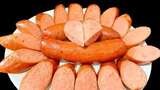 AIR FRYER ORIGINAL SMOKED SAUSAGES I How to cook sausage in air fryer [upl. by Shelly]