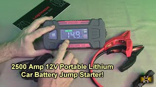 REVIEW LOKITHOR J401 2500 Amp Jump Starter with 60W USBC A Power Bank Function High Quality [upl. by Aihsel]