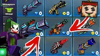 EASY PIXEL GUN 3D HACK 15991 Android IOS UNLOCK ALL WEAPONS PETS CLAN WEAPONS AND MORE [upl. by Olenolin455]