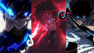 Badass Anime Moments Tiktok compilation PART 62 in 4K [upl. by Guinna]