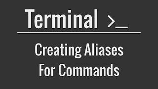 LinuxMac Terminal Tutorial Creating Aliases for Commands [upl. by Pirri26]