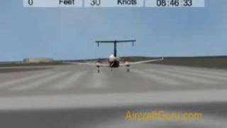 Beech 1900 Air Midwest Departure Crash NTSB Animation [upl. by Nazario]