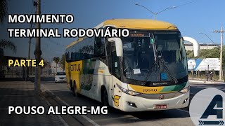 Movimento do Terminal Rodoviário de POUSO ALEGREMG PARTE 4 [upl. by Nautna950]