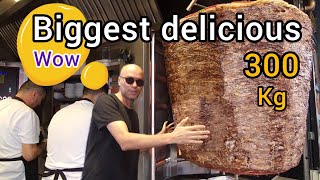 BIGGEST DONER KEBAB IN THE WORLD 🌎 OVER 300 KG PER DAY [upl. by Ahsaz378]