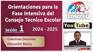 SESIÓN 1 FASE INTENSIVA DE CTE 2024 PROFE ERALDO [upl. by Bard]