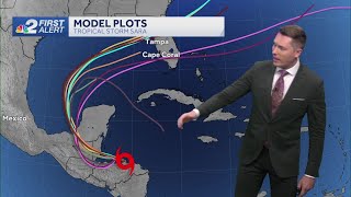 Tropical Storm Sara on collision course with Yucatán Peninsula [upl. by Notnilk164]