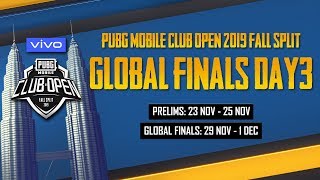 ID Bahasa PMCO Global Finals Day 3  Vivo  Fall Split  PUBG MOBILE CLUB OPEN 2019 [upl. by Goodhen]