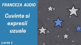 Franceza AUDIO 1  Cuvinte si expresii uzuale in franceza 2019 [upl. by Dibrin343]