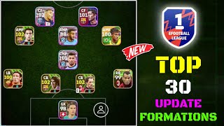 Top 30 New Unique Formations Update In eFootball 2024 Mobile  New Formations In eFootball 2024 🤩🔔 [upl. by Pendergast740]