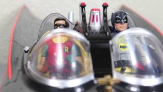 Batman Classic TV Series Batmobile 1966 Vehicle Mattel Toys R Us Exclusive Review [upl. by Atiugal]