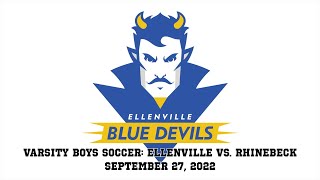 Boys Soccer Ellenville vs Rhinebeck 92722 [upl. by Art]