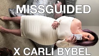 PLUS SIZE FASHION TRY ON HAUL  MISSGUIDED X CARLI BYBEL  FAIL  Sometimes Glam [upl. by Lletnwahs]