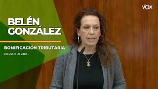 1104  Intervención de BELÉN GONZÁLEZ sobre BONIFICACIÓN TRIBUTARIA [upl. by Napas]