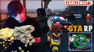 ΛΗΣΤΕΙΑ ΣΕ ΤΡΑΠΕΖΑ ΜΟΝΟ ΜΕ ΣΚΟΥΤΕΡΑΚΙΑ CHALLENGE GTA RP [upl. by Atazroglam]