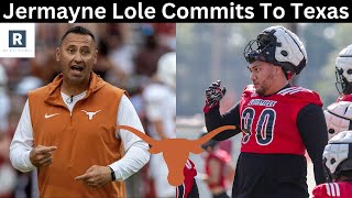 Jermayne Lole Flips To Texas  Texas Longhorns Transfer Portal News [upl. by Artemisa]