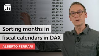 Sorting months in fiscal calendars in DAX [upl. by Ahcim447]