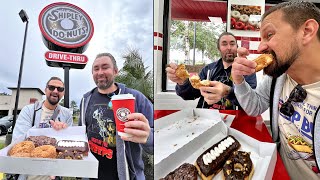 We Ate Way Too Much At The ALL NEW Shipleys DoNuts In Orlando  Kolaches Donuts amp Coffee [upl. by Drandell947]