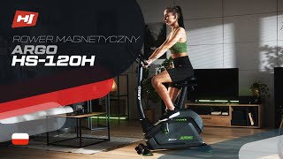 Rower elektrycznomagnetyczny HS120H Argo z matą  HopSport [upl. by O'Toole375]