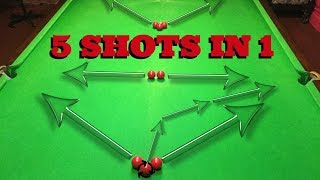 Trick Shots ANYONE can do  Snooker Trick shots [upl. by Eniarol]