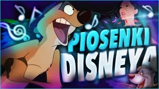 8 NAJLEPSZYCH PIOSENEK z BAJEK DISNEY [upl. by Ahsimat]