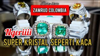 Benerbener susah nyari zamrud colombia se kristal ini sudah seperti kaca kristalnya [upl. by Ronica]