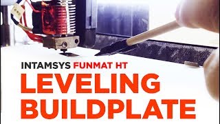 HowTo Leveling the Bed for HighTemp Materials  INTAMSYS Funmat HT [upl. by Twelve557]