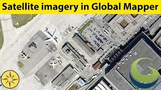 Download high resolution satellite image using Global Mapper [upl. by Soll]