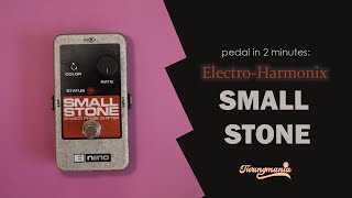 Pedal in 2 minutes  ElectroHarmonix Small Stone phaser [upl. by Trevar]