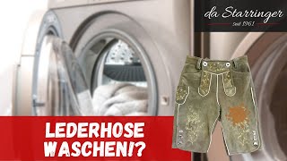 Wie wasche ich meine Lederhose DIY Lederhosenwäsche Tutorial [upl. by Nena]