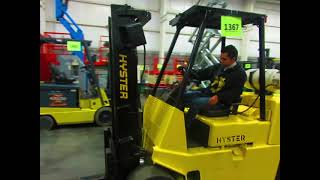 Cómo Operar o manejar Montacargas Hombre Sentado Marca HYSTER Modelo S100XL2 Gas LP de 10000 Libras [upl. by Ellehcil365]