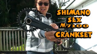 HOW TO INSTALL SHIMANO HOLLOWTECH CRANKSET  Shimano SLX M7100  OCTANE ONE ZIRCUS [upl. by Etteloiv972]