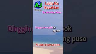 Labis Na Nasaktan  Jennelyn Yabu  Karaoke Short Version [upl. by Allyce]