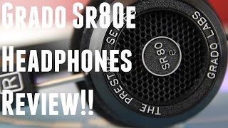 GRADO SR80e Headphones Review Better than Beats Sony and Bose [upl. by Ydnik]