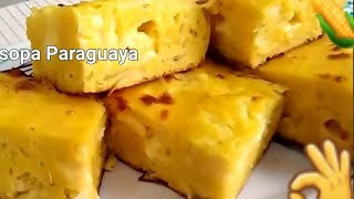 Un clásico de Paraguay 🇵🇾 La tradicional sopa Paraguaya 🙌👌😊 [upl. by Melicent197]