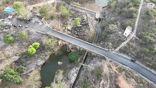 Lakhaniya Dari Waterfall Drone view 4K [upl. by Euqinitram744]