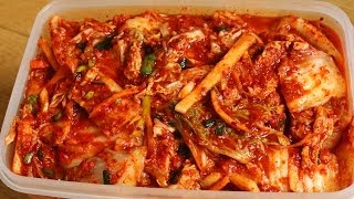 How to make Easy Kimchi 막김치 [upl. by Lletnwahs]