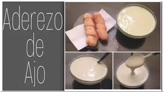 🎯 SALSA DE AJO CASERA  RECETA FÁCIL Y RÁPIDA  EN 3 MINUTOS  COCINA CONMIGO [upl. by Eemak]