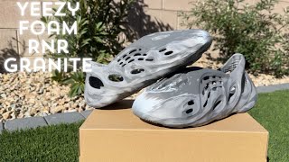 Yeezy Foam Runner Mx Granite Review Comparison amp Size Info [upl. by Enihpesoj]