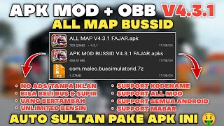 UPDATE APK MOD  OBB BUSSID V431 UNLIMITED amp FULL MAP  SUPPORT KODENAME amp MABAR [upl. by Arahs]