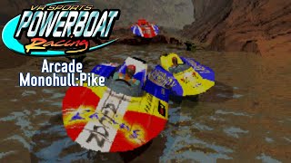 Xin Plays VR Sports Powerboat Racing PS1 Part 2 Arcade Monohull Pike [upl. by Eissirc]