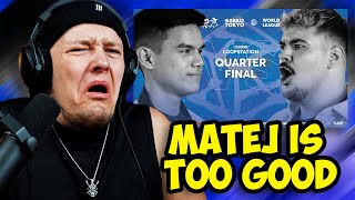 CHEZAME Reacts  Josh O 🇺🇸 vs Matej 🇦🇹  GBB 2023 WORLD LEAGUE  BOSS LOOPSTATION CHAMPIONSHIP [upl. by Kasevich572]