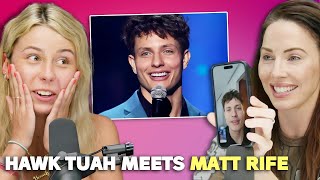 quotWhy Am I BLUSHINGquot Haliey Welch Meets Her Celeb Crush Matt Rife [upl. by Anel]