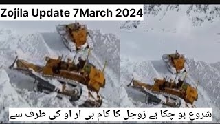 Zojila Road Update  7 March 2024 Snow Clearance Update Of Zojila Pass Zojila [upl. by Jerald]