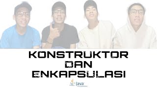 Membuat Konstruktor dan Enkapsulasi JAVA PROGRAM [upl. by Rahcir]