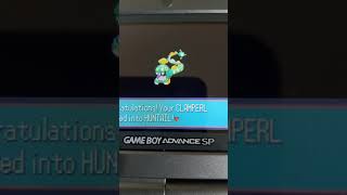 Pokemon Emerald Evolving Shiny Clamperl to Shiny Huntail and Shiny Gorebyss [upl. by Padgett784]