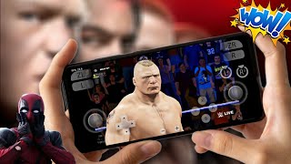 FINALLY WWE2K18 RUNNING ON ANDROID  YUZU EMULATOR ANDROID V137 OFFLINE [upl. by Dichy]