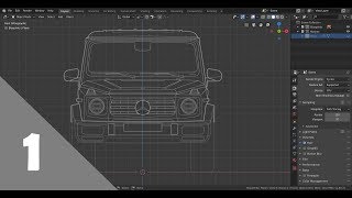 Blender 28 Car Modeling Turtorial Part  1 Preparing The Workspace [upl. by Aicnatsnoc545]