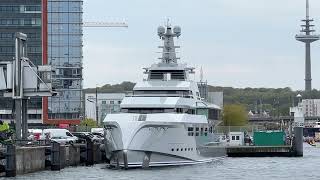 NORN 1601 Lürssen Yacht in Kiel [upl. by Lawler285]