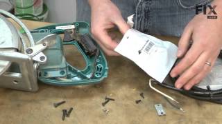 Makita Circular Saw Repair – How to replace the Power Supply Cord [upl. by Tolmach]